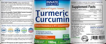 Innate Vitality Turmeric Curcumin 1960 mg - natural supplement