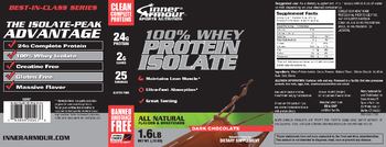 Inner Armour Sports Nutrition 100% Whey Protein Isolate Dark Chocolate - supplement
