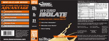 Inner Armour Sports Nutrition Hydro Isolate Peak Vanilla - supplement