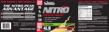 Inner Armour Sports Nutrition Peak Nitro Hydrolysate Enhanced Lean Muscle Protein Vanilla - supplement