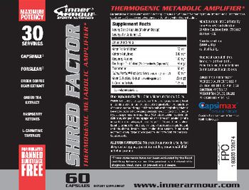 Inner Armour Sports Nutrition Shred Factor - supplement