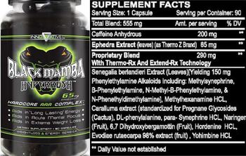 Innovative Bio-Labs Black Mamba Hyperrush - supplement