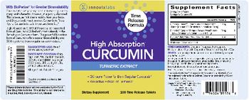InnovixLabs High Absorption Curcumin - supplement