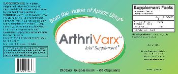 Innovus Pharmaceuticals ArthriVarx - supplement