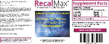 Innovus Pharmaceuticals RecalMax - 