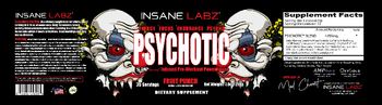 Insane Labz Psychotic Fruit Punch - supplement