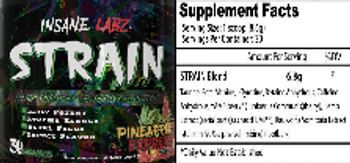 Insane Labz Strain Pineapple Express - supplement