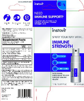 Instavit Immune Strength Peppermint Flavor - nutritional supplement to help support immune health