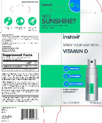 Instavit Vitamin D Tropical Flavor - pure vitamin d supplement