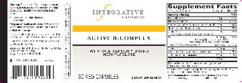 Integrative Therapeutics Active B-Complex - supplement