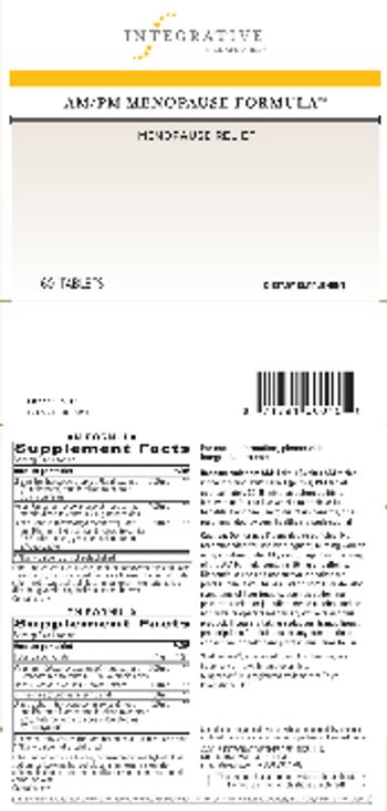 Integrative Therapeutics AM/PM Menopause Formula AM Formula - supplement