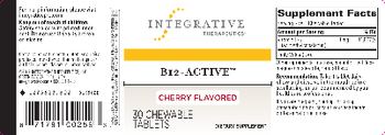 Integrative Therapeutics B12-Active Cherry Flavored - supplement