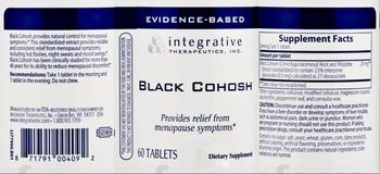 Integrative Therapeutics Black Cohosh - supplement