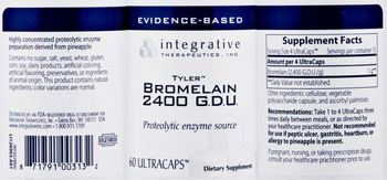 Integrative Therapeutics Bromelain 2400 G.D.U. - supplement