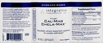 Integrative Therapeutics Cal-Mag Chela-Max - supplement