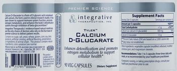 Integrative Therapeutics Calcium D-Glucarate - supplement
