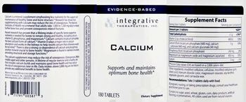 Integrative Therapeutics Calcium - supplement