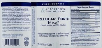 Integrative Therapeutics Cellular Forte Max3 - supplement