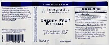 Integrative Therapeutics Cherry Fruit Extract - supplement