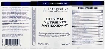 Integrative Therapeutics Clinical Nutrients Antioxidant - supplement