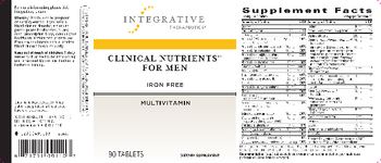 Integrative Therapeutics Clinical Nutrients For Men - supplement