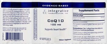 Integrative Therapeutics CoQ10 100 mg - supplement