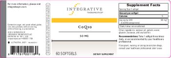 Integrative Therapeutics CoQ10 50 mg - supplement