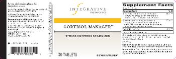 Integrative Therapeutics Cortisol Manager - supplement