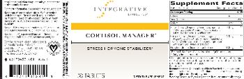 Integrative Therapeutics Cortisol Manager - supplement