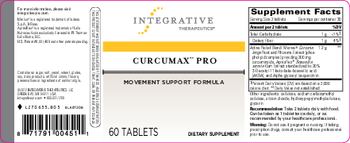 Integrative Therapeutics Curcumax Pro - supplement