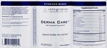 Integrative Therapeutics Derma Care With Proprietary Omega Blend - supplement