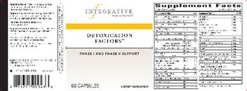 Integrative Therapeutics Detoxication Factors - supplement