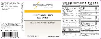 Integrative Therapeutics Detoxification Factors - supplement