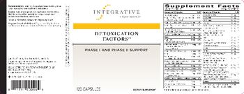 Integrative Therapeutics Detoxification Factors - supplement