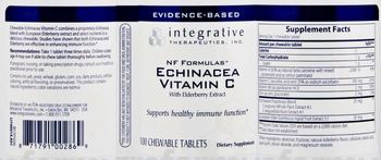 Integrative Therapeutics Echinacea Vitamin C With Elderberry Extract - supplement