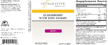 Integrative Therapeutics Elderberry with Zinc Gummy Berry - supplement