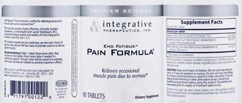 Integrative Therapeutics End Fatigue Pain Formula - supplement