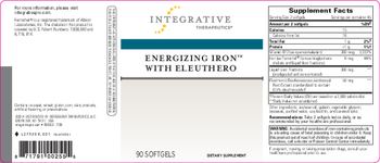 Integrative Therapeutics Energizing Iron With Eleuthero - supplement
