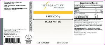 Integrative Therapeutics Eskimo-3 Stable Fish Oil - supplement