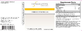 Integrative Therapeutics Fiber Formula - supplement