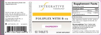 Integrative Therapeutics Foliplex With B-12 Raspberry - supplement