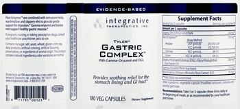 Integrative Therapeutics Gastric Complex With Gamma-Oryzanol and DGL - supplement