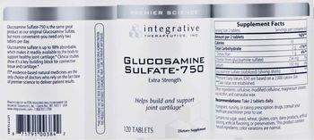 Integrative Therapeutics Glucosamine Sulfate-750 Extra Strength - supplement