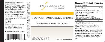 Integrative Therapeutics Glutathione Cell Defense - supplement