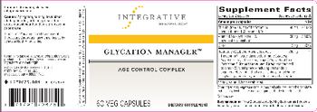 Integrative Therapeutics Glycation Manager - supplement