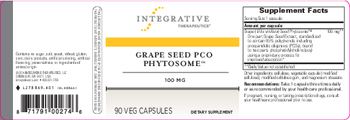 Integrative Therapeutics Grape Seed PCO Phytosome 100 mg - supplement