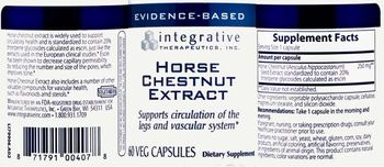 Integrative Therapeutics Horse Chestnut Extract - supplement