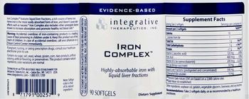 Integrative Therapeutics Iron Complex - supplement