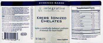 Integrative Therapeutics Krebs Ionized Chelates - supplement