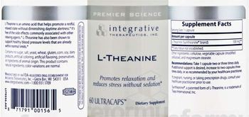 Integrative Therapeutics L-Theanine - supplement